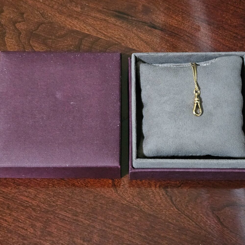 MONICA RICH KOSANN CHANGEABLE INDIVIDUALITY DYO 25"18K GOLD NECKLACE CHAIN HOOK - Picture 13 of 14